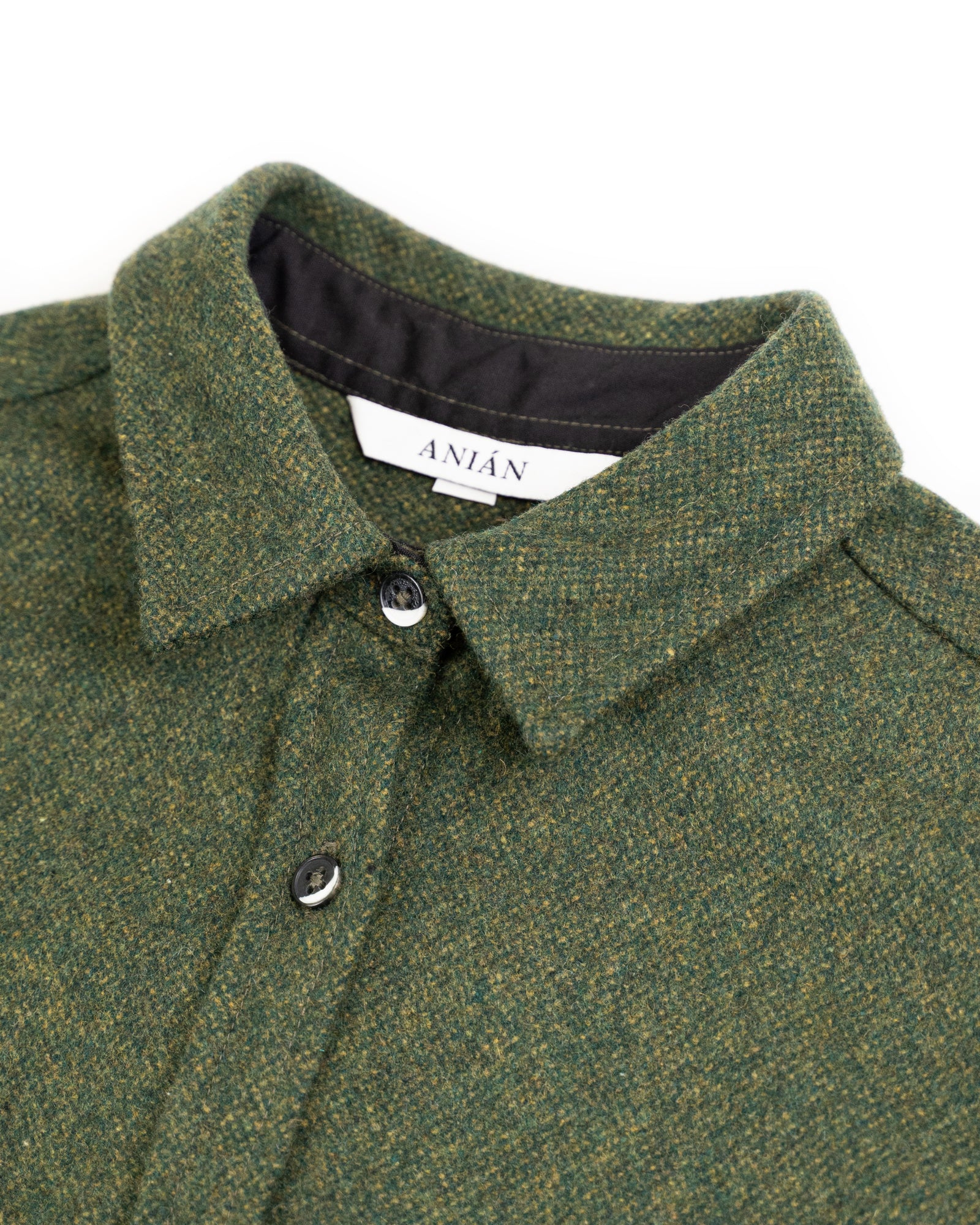 ANIÁN | Women's Modern Melton Wool Shirt | Made in Canada