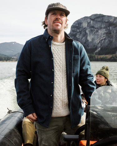 Modern Melton Wool Shirt (M)