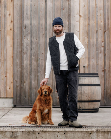 The Quilted Wool Vest (M)